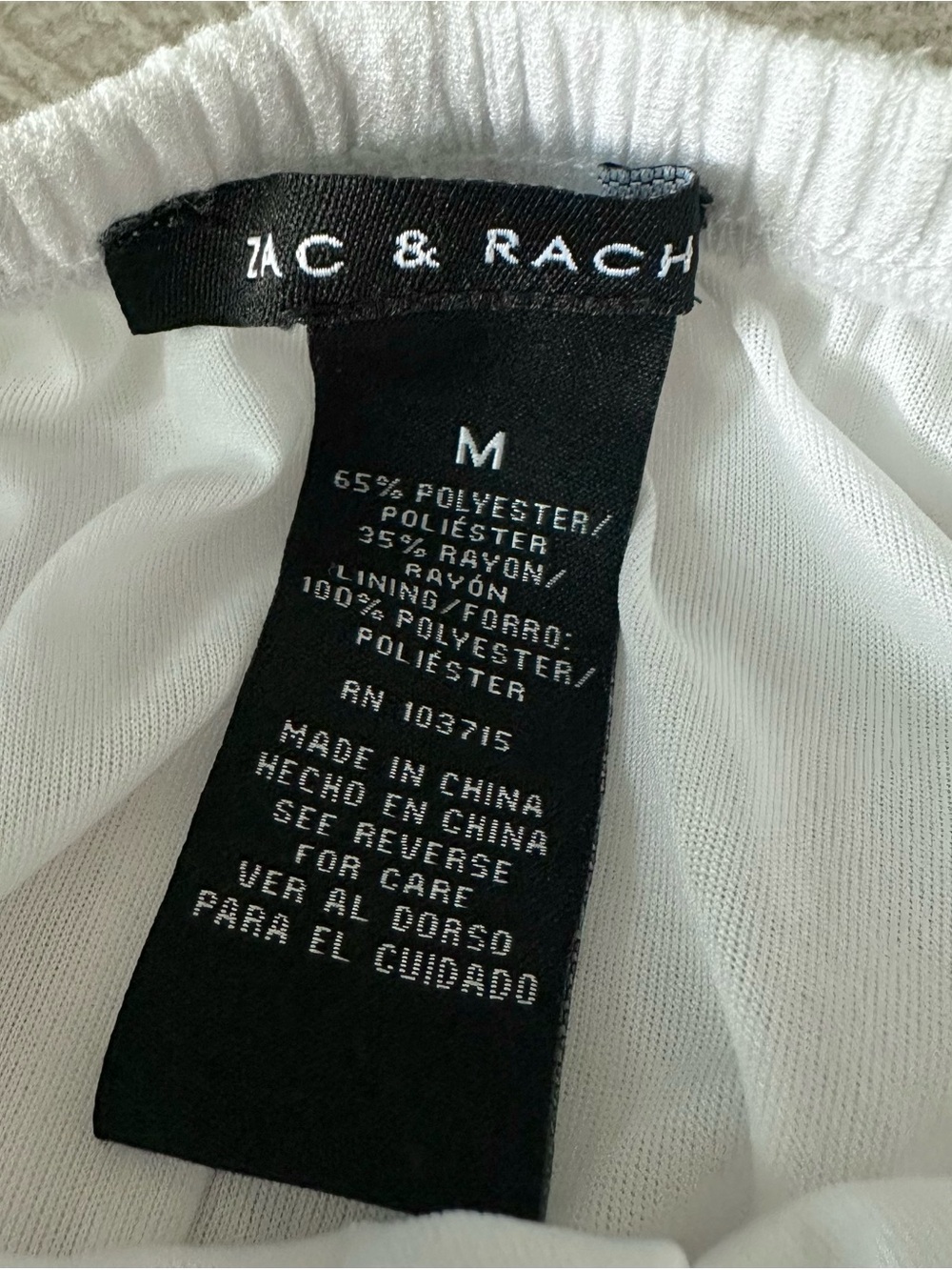 Ladies Zac And Rachel White Midi Aline Skirt Medium - Picture 5 of 9